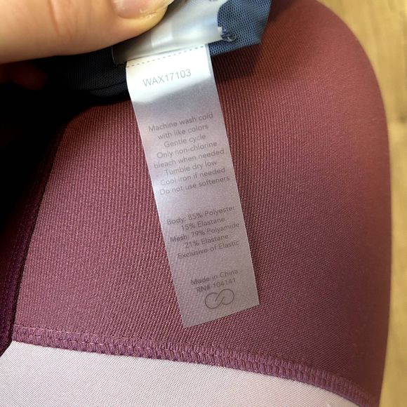 Calia By Carrie Underwood Go All Out Zip Front Sports Bra Size 36D Ardosia Slate - Picture 14 of 15